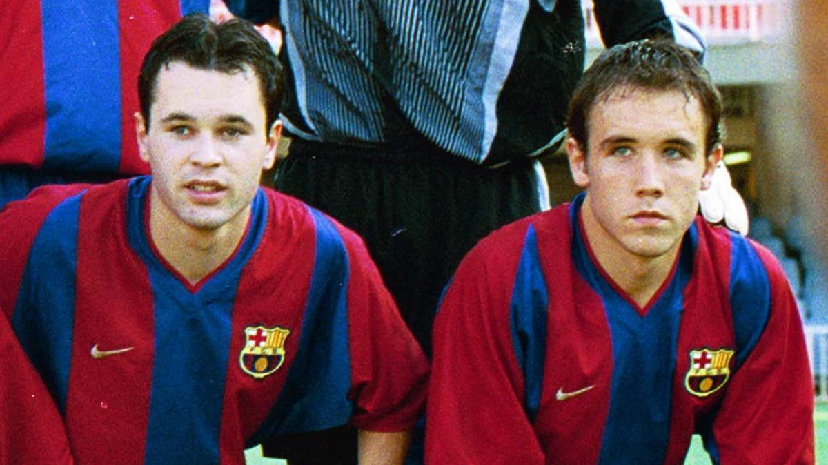 Imiesta y Joan Verdú coincidieron en el Barça B