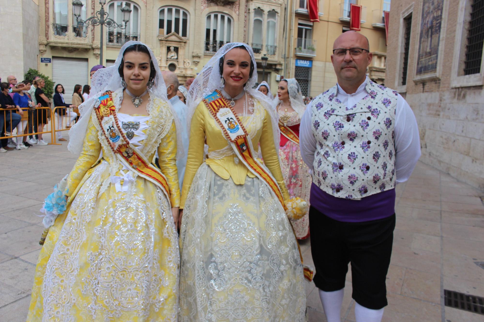 La fuerza de las Fallas en la Procesión de la Virgen (II)