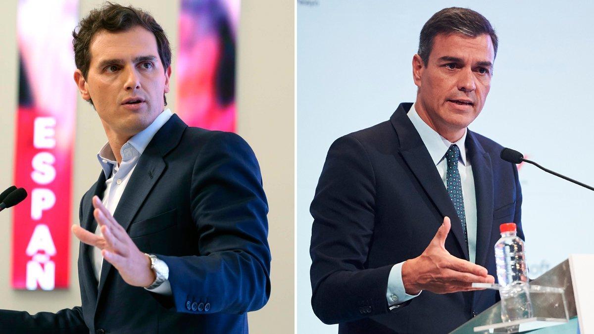 Albert Rivera y Pedro Sánchez