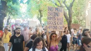 FOTOS | La protesta de Sóller contra la masificación turística, en imágenes