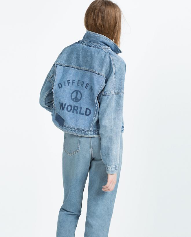 Cazadoras con mensaje: Zara