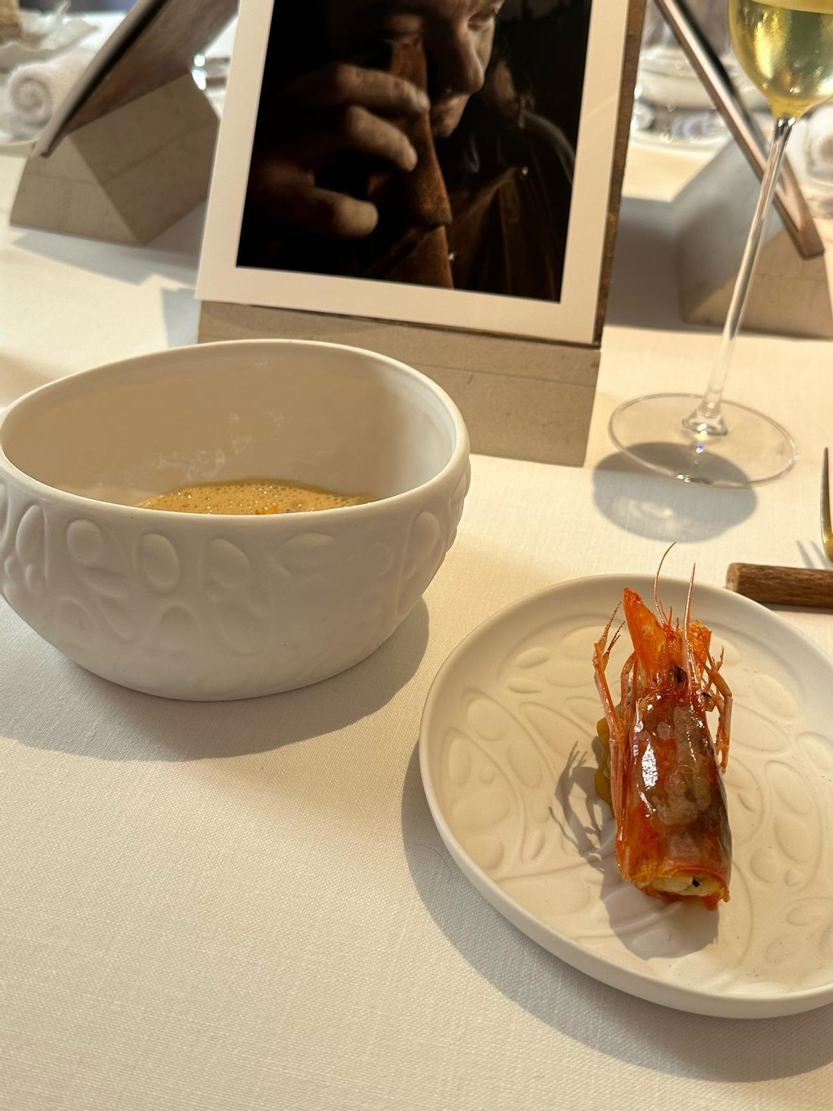 Suquet de gambas.