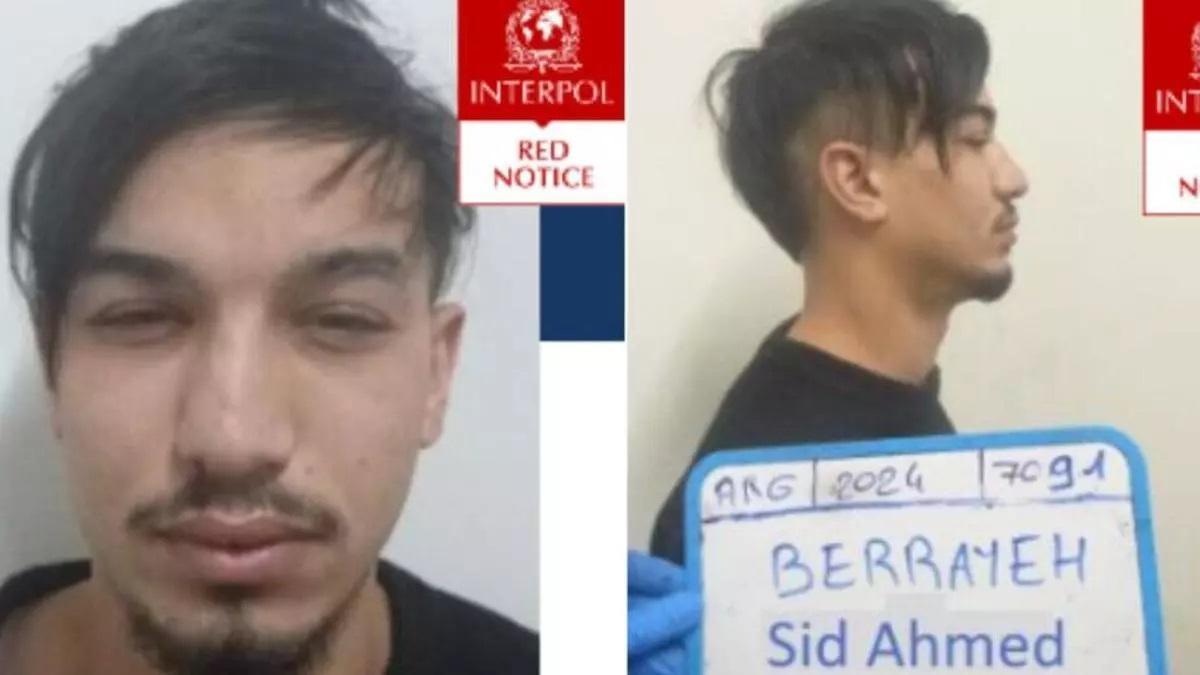 Imagen del fugitivo difundida por Interpol.