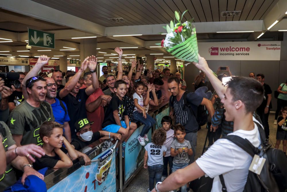 El campeón Joan Mir regresa a casa