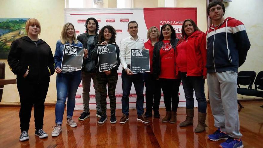 Organizadores de diferentes actividades de la Nueche Blanca.