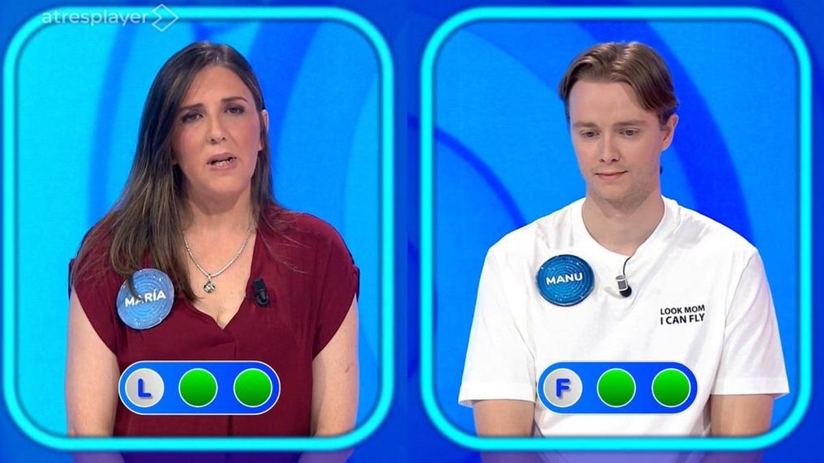 María y Manu en la Silla Azul de Pasapalabra