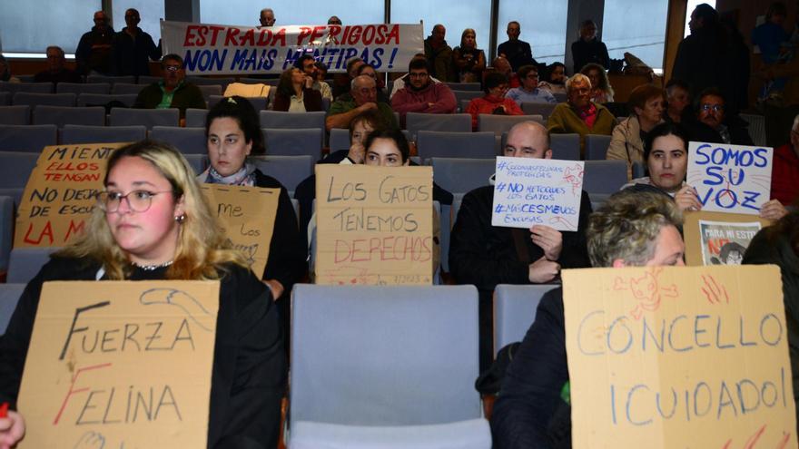 Demandas de mejora del vial A Madalena-Aldán y de Colonias Canguesas, en el Pleno del viernes.