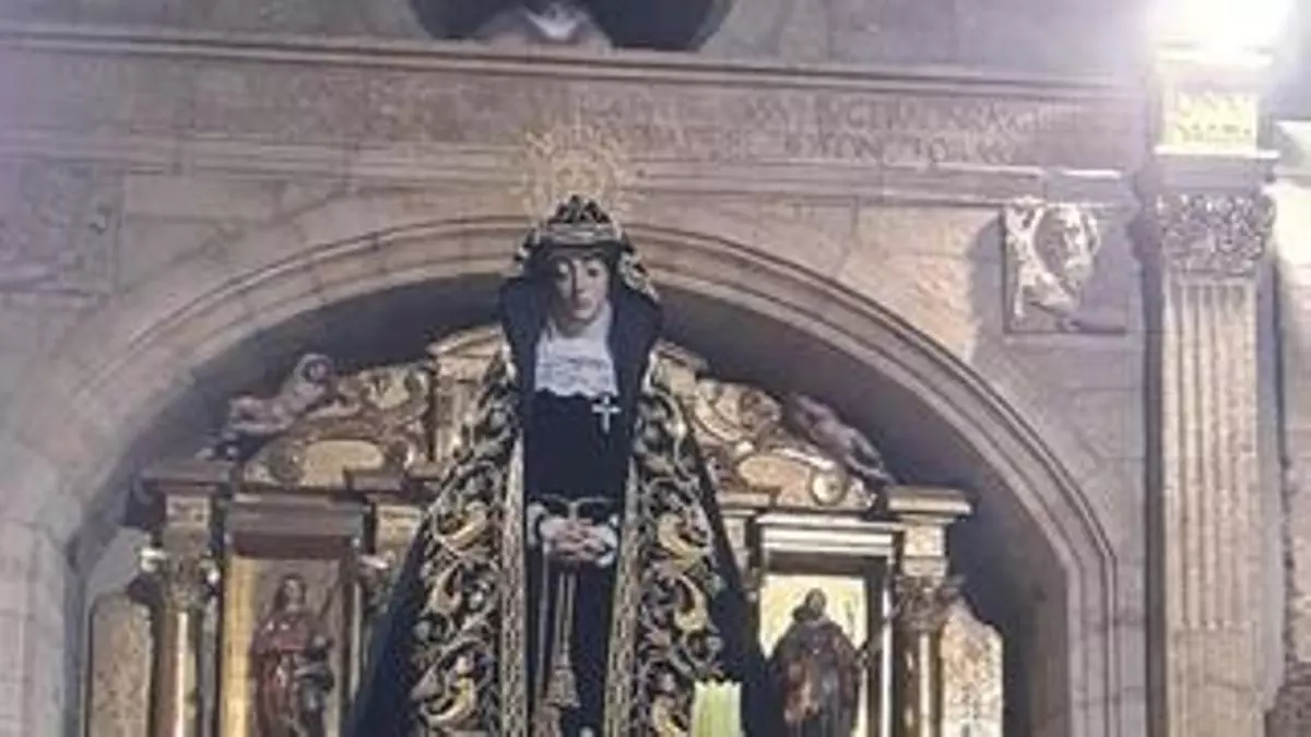 Comienzan las velas a la Virgen de la Soledad de Zamora por la Semana Santa