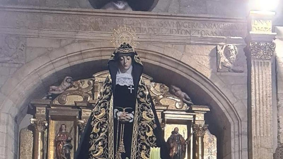 La Virgen de la Soledad de Zamora.