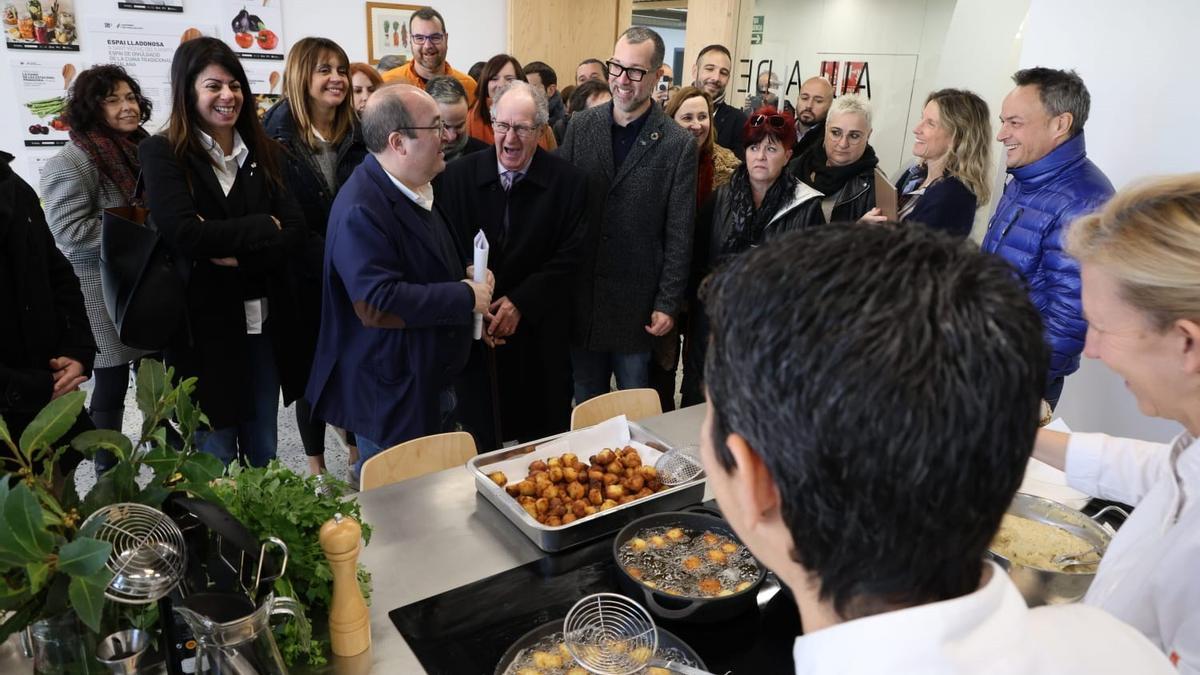 Miquel Iceta inaugura el Espai Josep Lladonosa