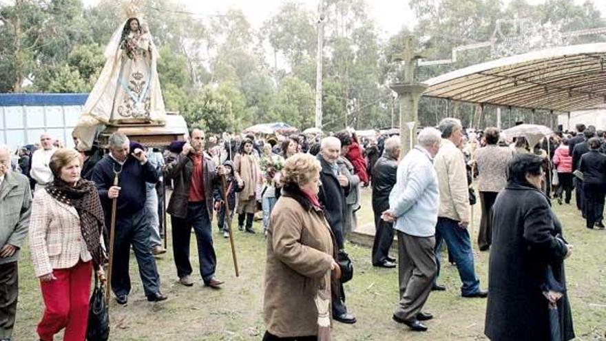 Festividad de los Remedios del año pasado, que estuvo pasada por agua.