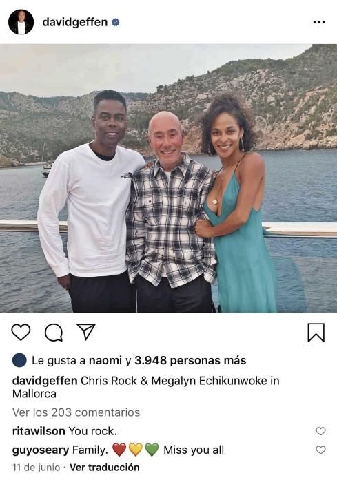 Die prominenten Gäste des David Geffen vor Mallorca