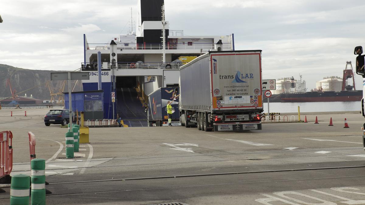 El buque que cubrió la autopista del mar entre Gijón y Nantes.