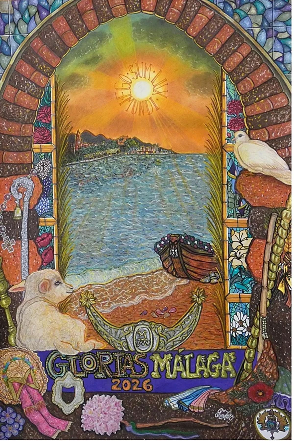 Así es el cartel de las Glorias de Málaga de este 2026.