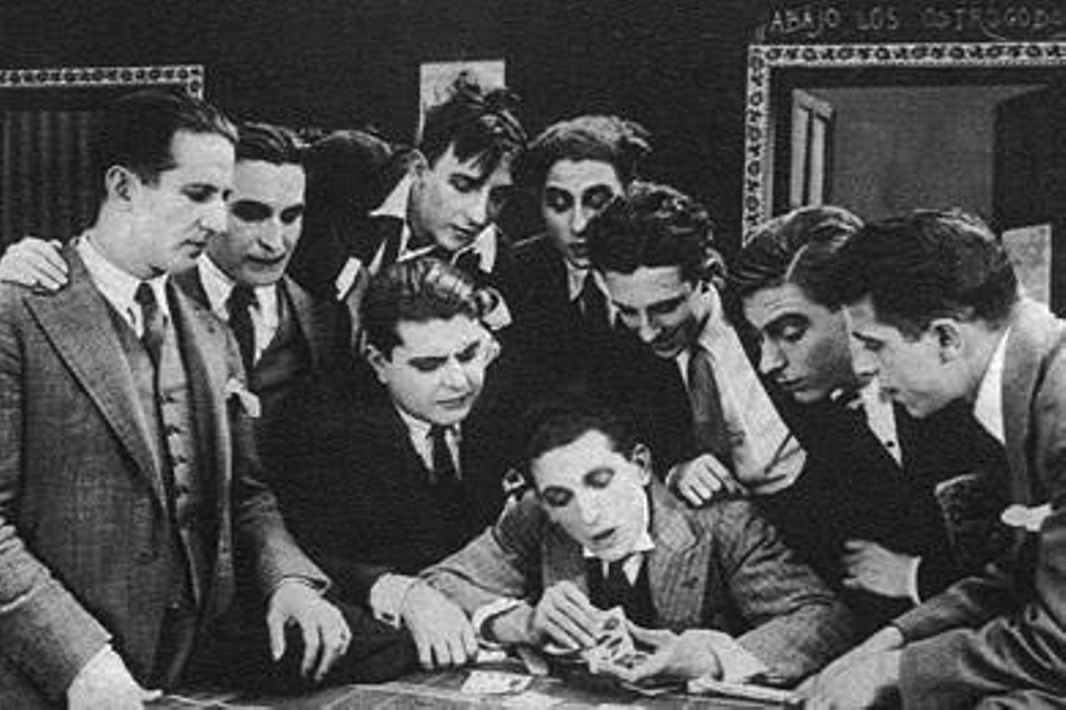 Escena de la versión cinematográfica de 1925 de &quot;La Casa de la Troya&quot;.