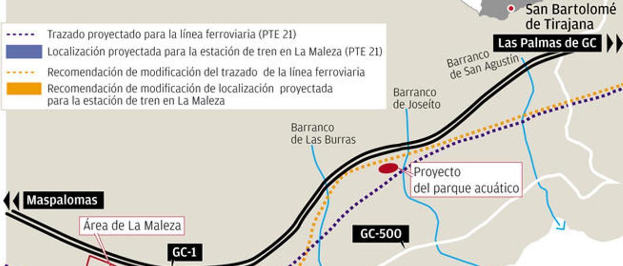 El Cabildo retira el plan del tren para permitir el parque acuático de  Kiessling - La Provincia