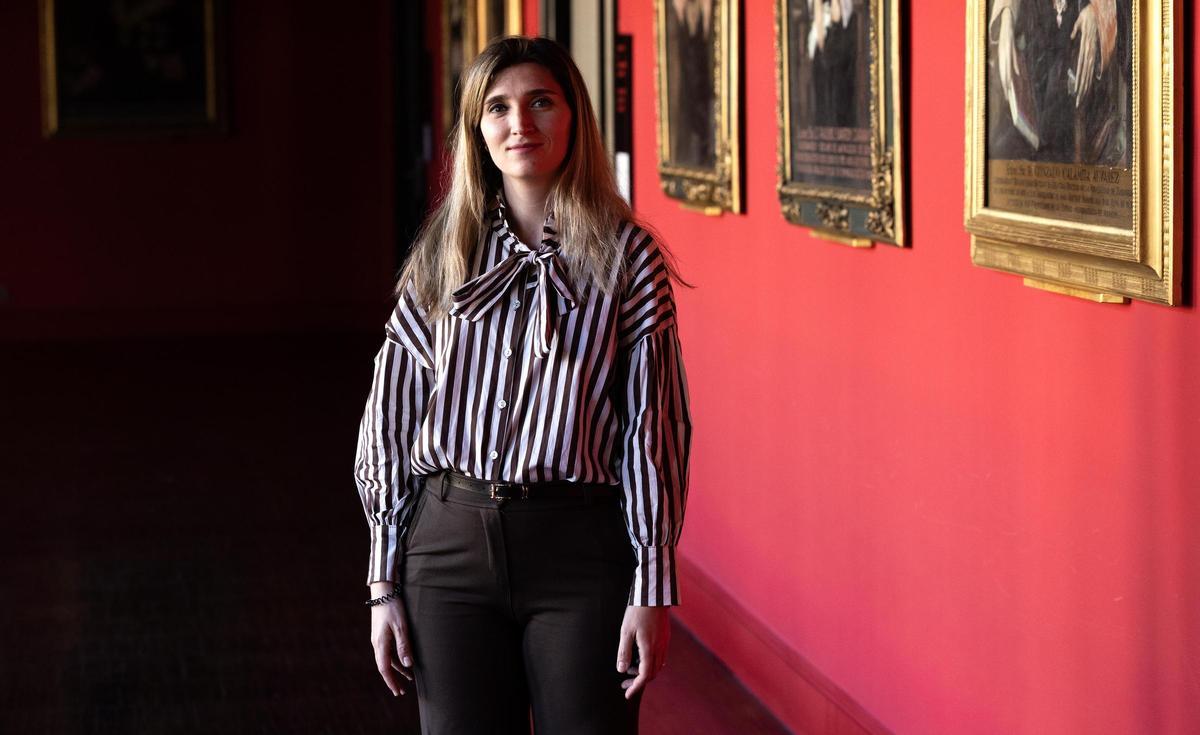 Isabel Paúles, médica de familia y vicepresidenta de SEMG Aragón, ayer en las XXVII Jornadas SEMG Aragón.