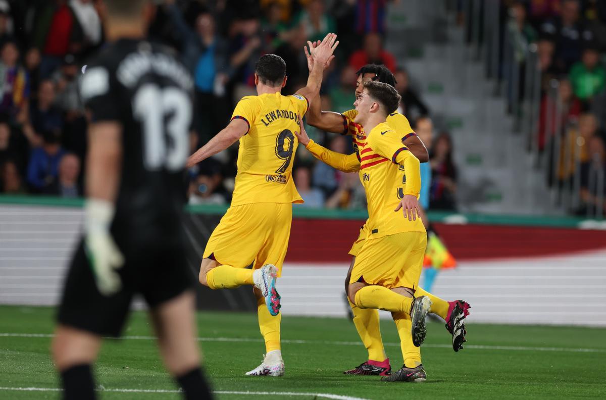 Elche - Barcelona en imágenes