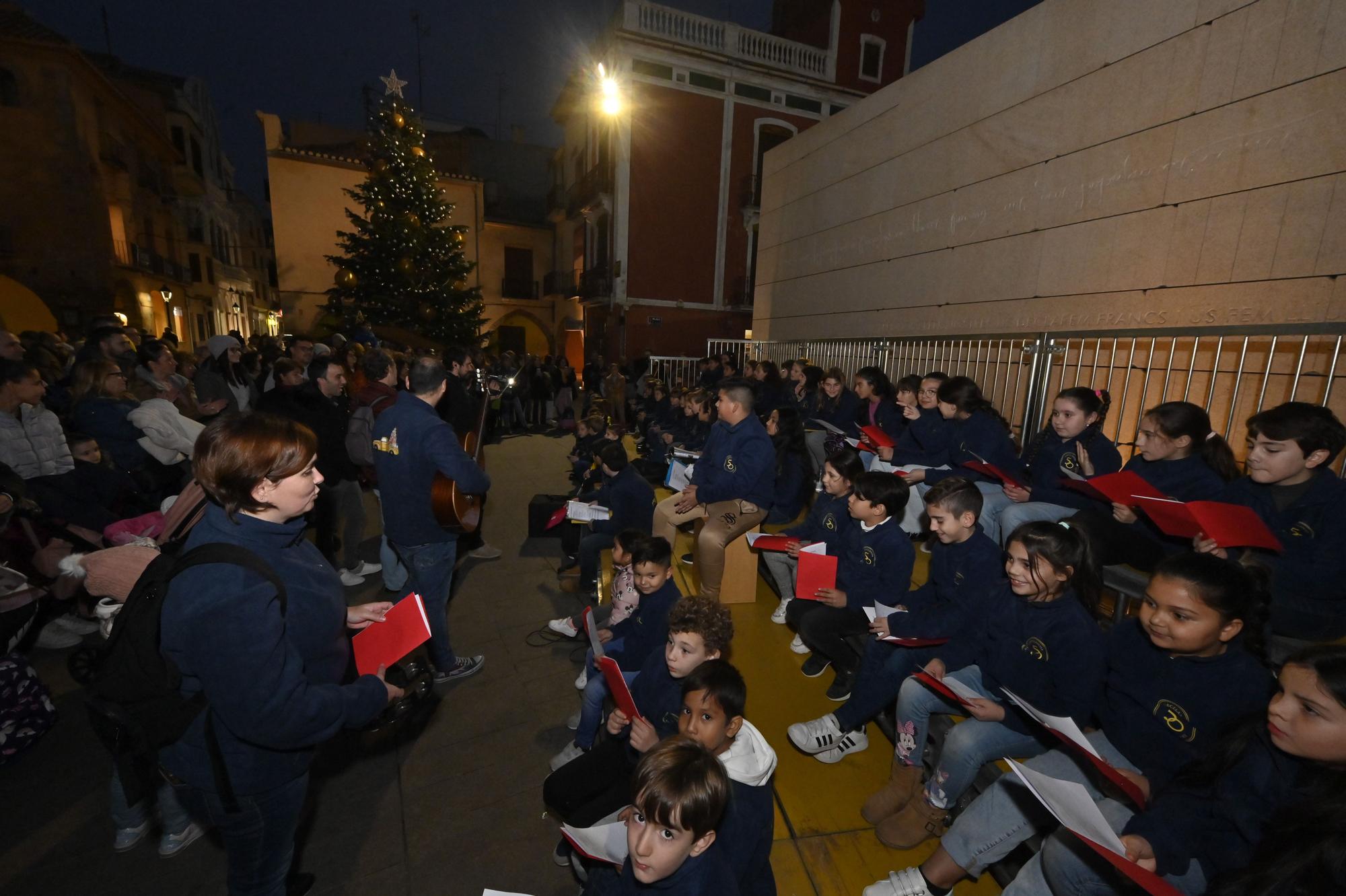 Encesa de las luces del árbol de Navidad de Vila-real