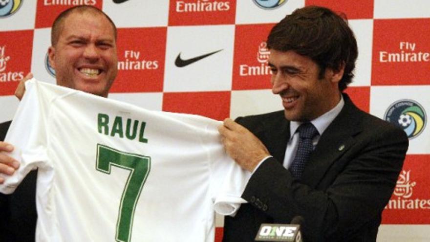 Raúl, presentado como nuevo jugador del Cosmos de Nueva York