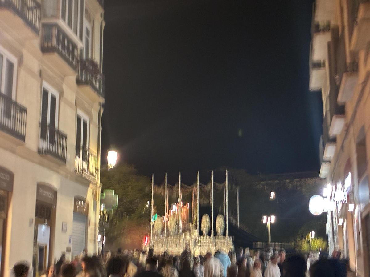 La Virgen del Mayor Dolor en la plaza de la Merced