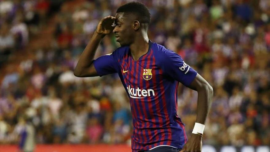 Dembélé reivindica su valía y da los tres puntos al Barcelona