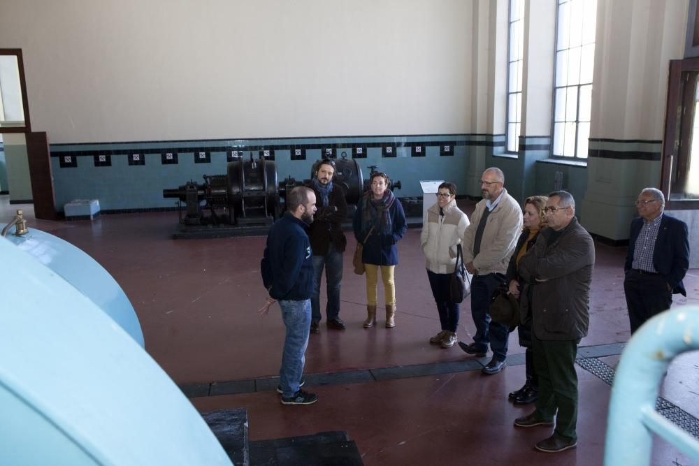 Visita a Langreo del alcalde de la localidad murciana de La Unión