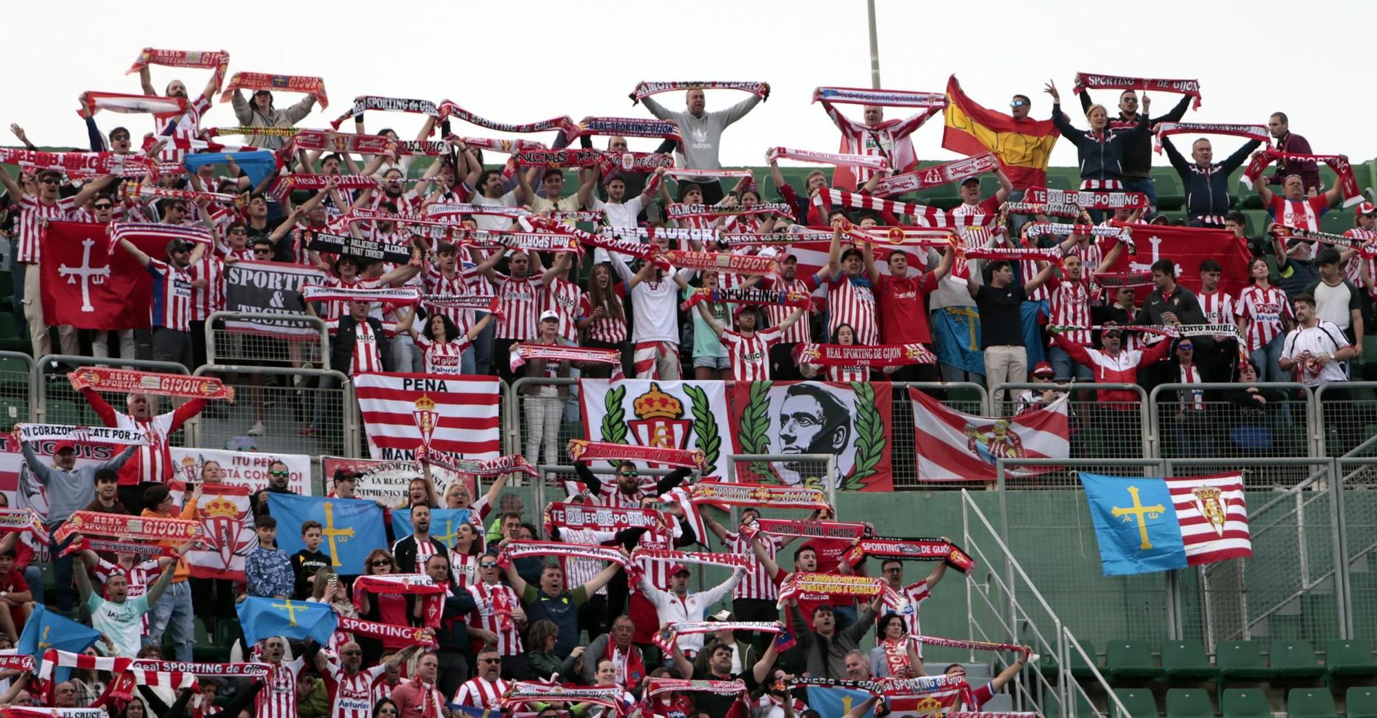 Así fue el partido Elche - Sporting