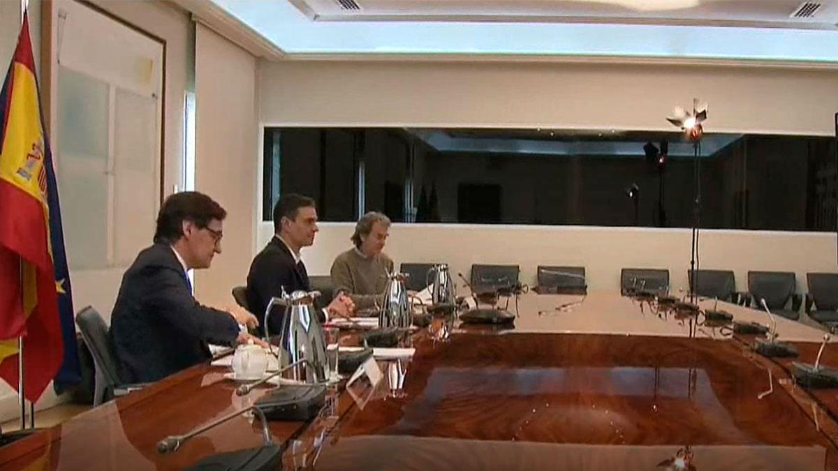 Sánchez preside la reunión del Comité Técnico para la Desescalada
