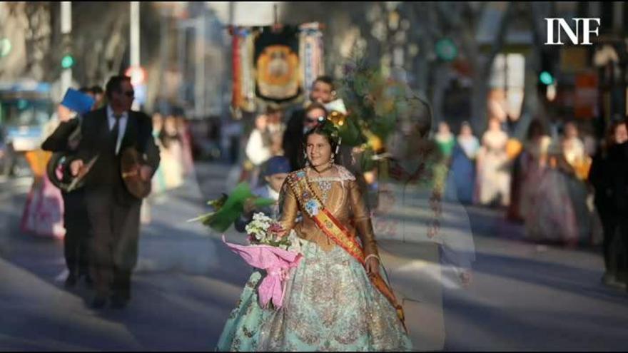 Ofrenda a la Verge del Sofratge en Benidorm