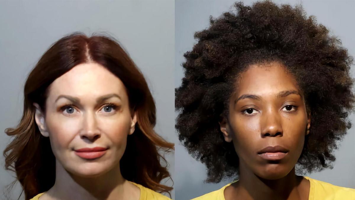 Danya Shea Glenny (i), de 42 años, y la cocinera Joycelyn Montrinice Bryant, de 31.