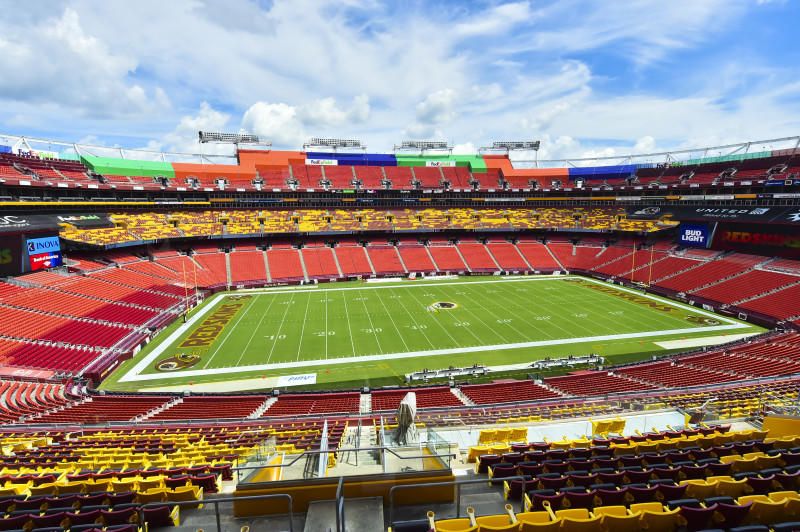 FedEx Field - El recinto de los Redskins de la NFL también se convertirá en un lugar para apoyar en la lucha contra el Coronavirus en Estados Unidos