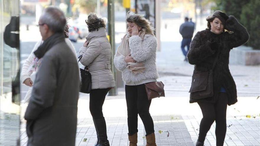 Viento del noroeste de moderado a fuerte en el valle del Ebro y sur de Huesca