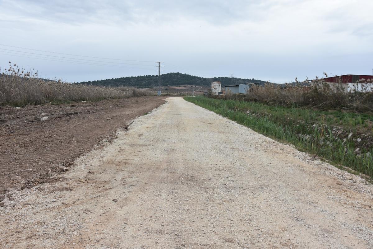 La zona de las obras.