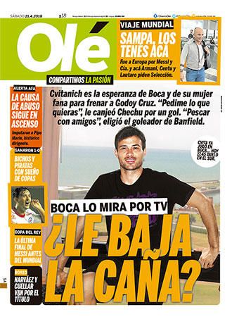 Portadas deportivas sábado 21 de abril de 2018