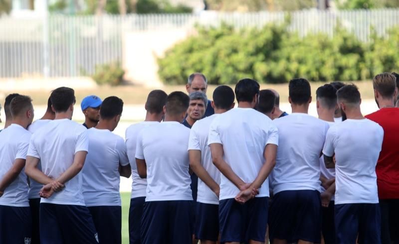 Entrenamiento de puertas abiertas del Málaga CF