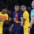 Mbappé, desaparecido ante el Barça