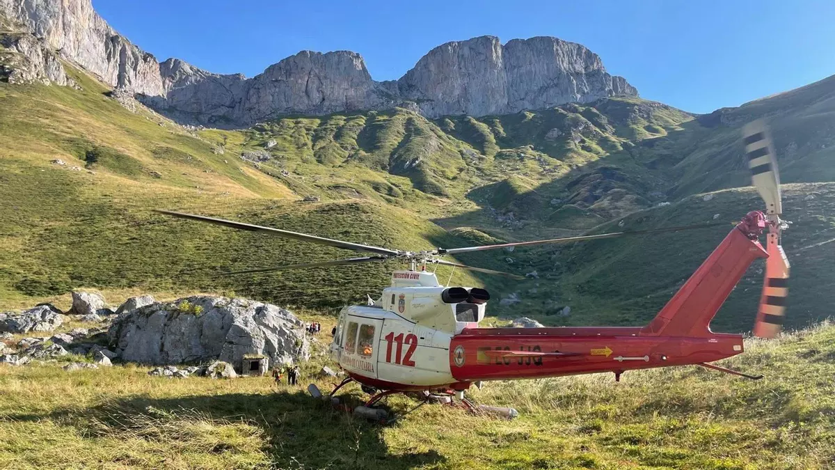 Rescatado un niño madrileño de 10 años herido tras una caída en Picos de Europa