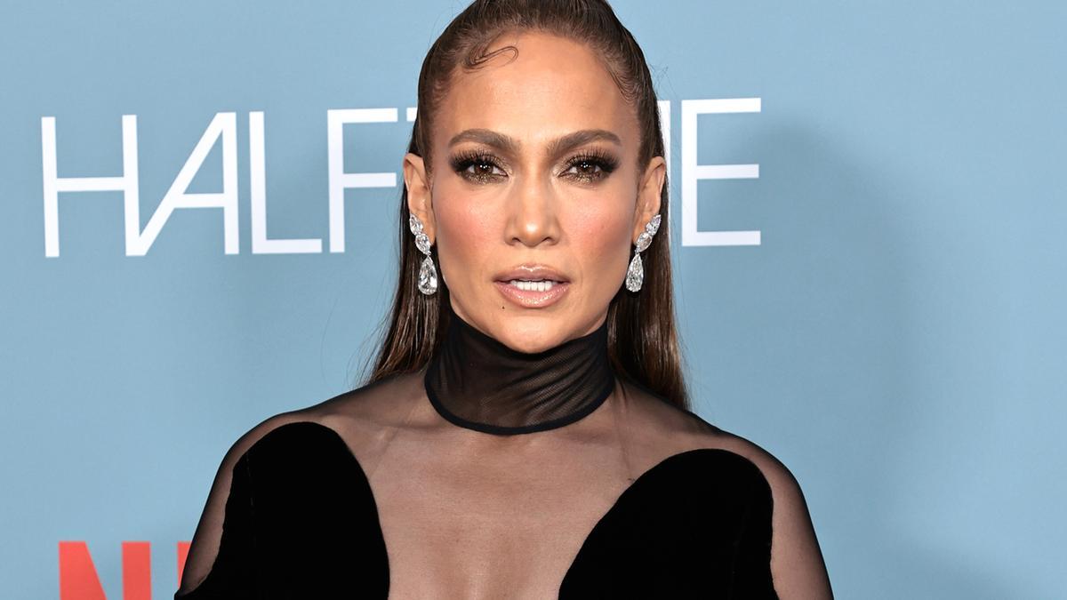 Jennifer Lopez en el Festival Tribeca con labios gloss