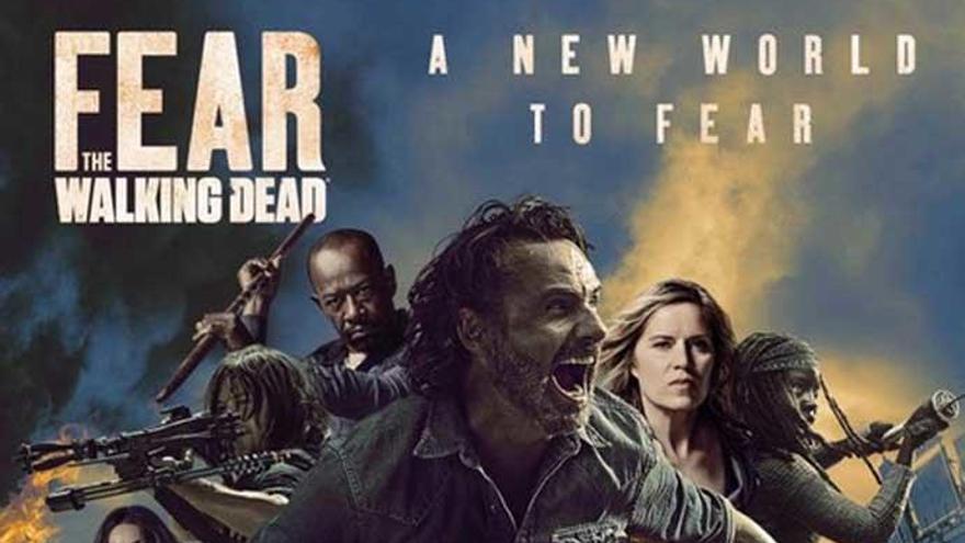 Cartel promocional de &#039;Fear the walking dead&#039;.