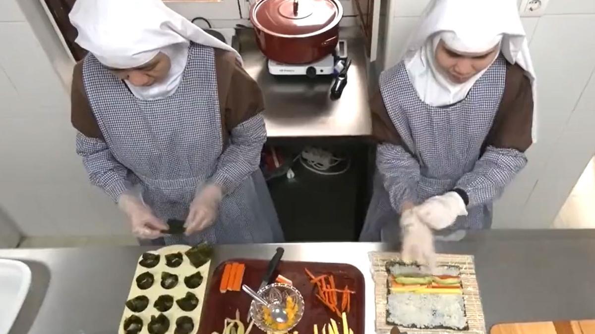 Las monjas que han cambiado los pastas por sushi (filipino) y ya pueden pagar la luz