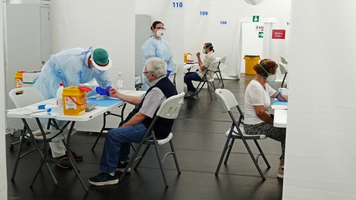 Tests de seroprevalença a l&#039;hospital de campanya d&#039;Alacant