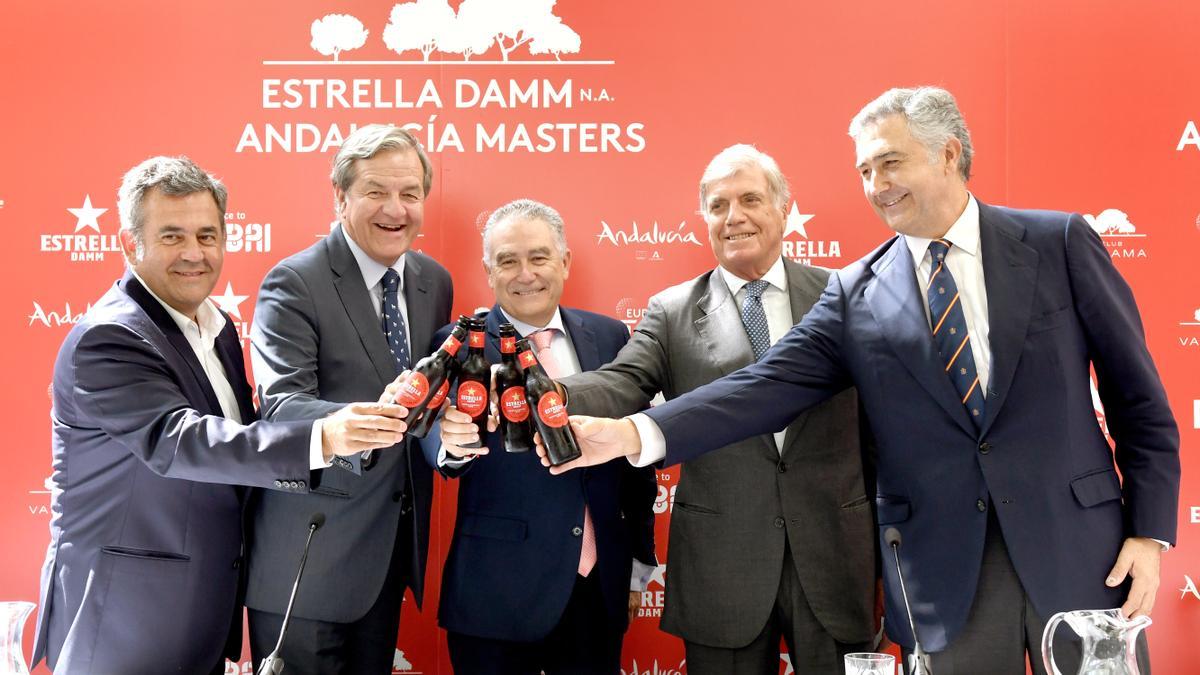Un brindis por el regreso a la normalidad del Estrella Damm Andalucía Masters