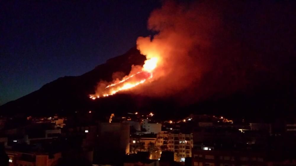 Incendio en Tavernes de la Valldigna