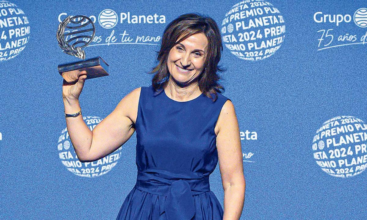 Paloma Sánchez-Garnica, tras ganar el Premio Planeta con 'Victoria'.