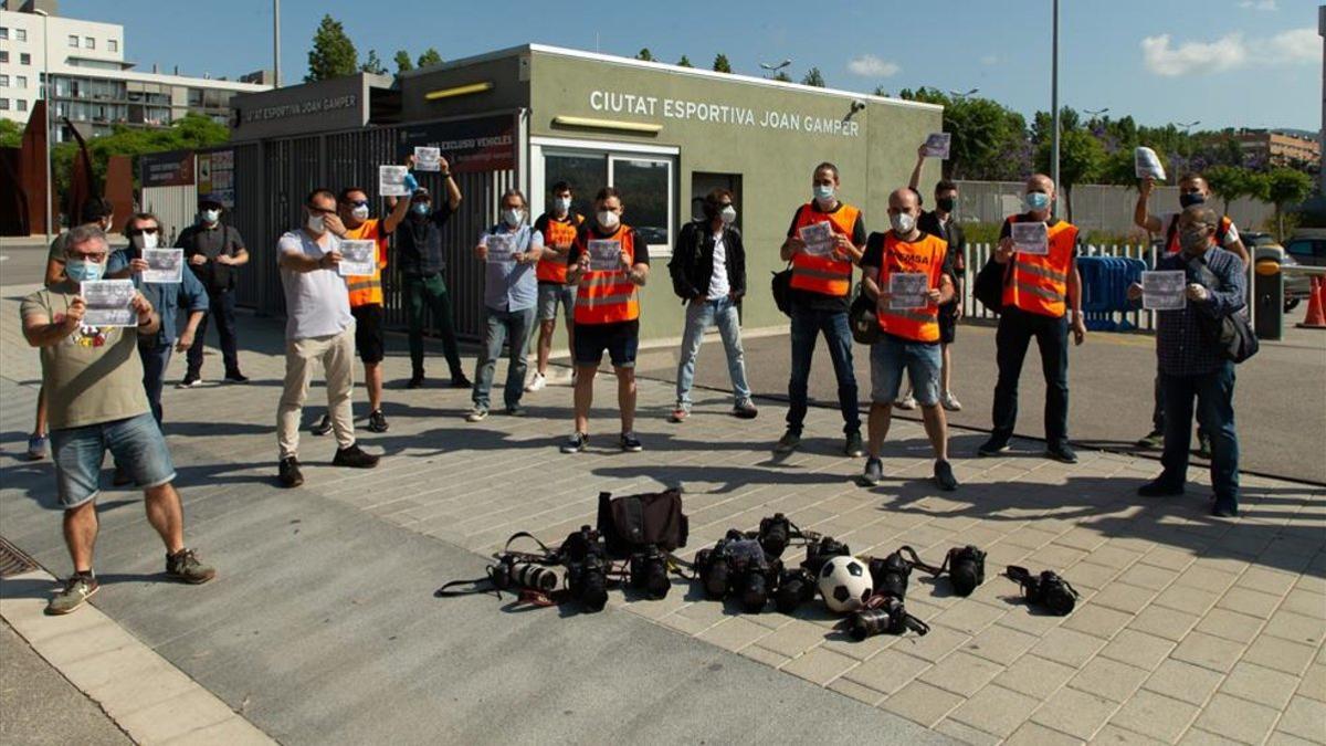 Una veintena de periodistas gráficos se reunieron en la Ciudad Deportiva
