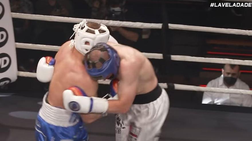 Un momento de la velada de boxeo de Ibai Llanos.