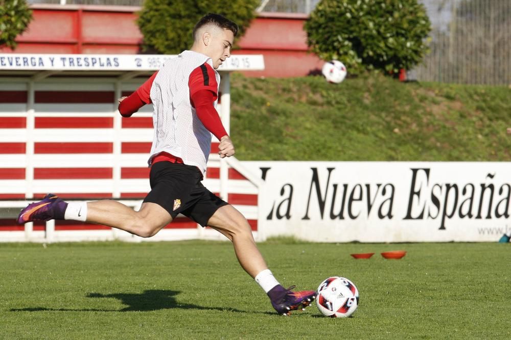 Entrenamiento del Sporting