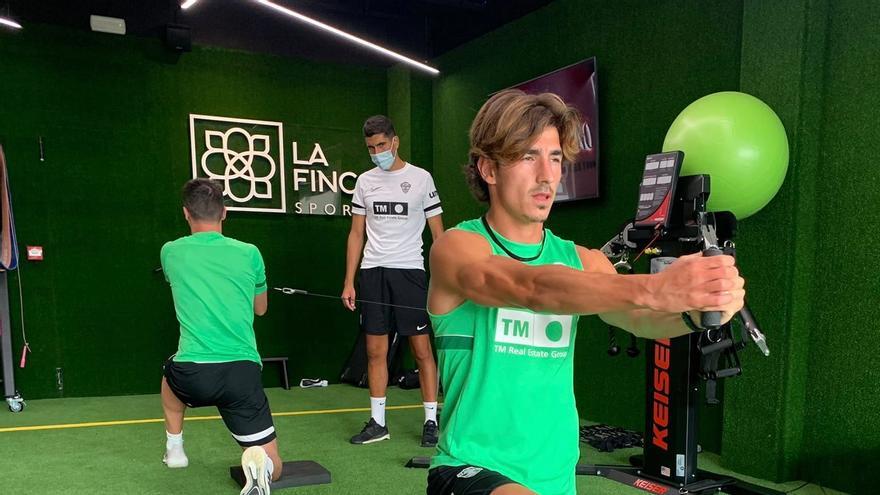 Sesión de gimnasio para la plantilla del Elche - Información