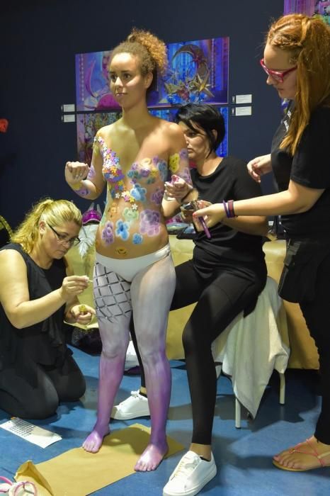 Exhibición de 15 artistas de Body Painting